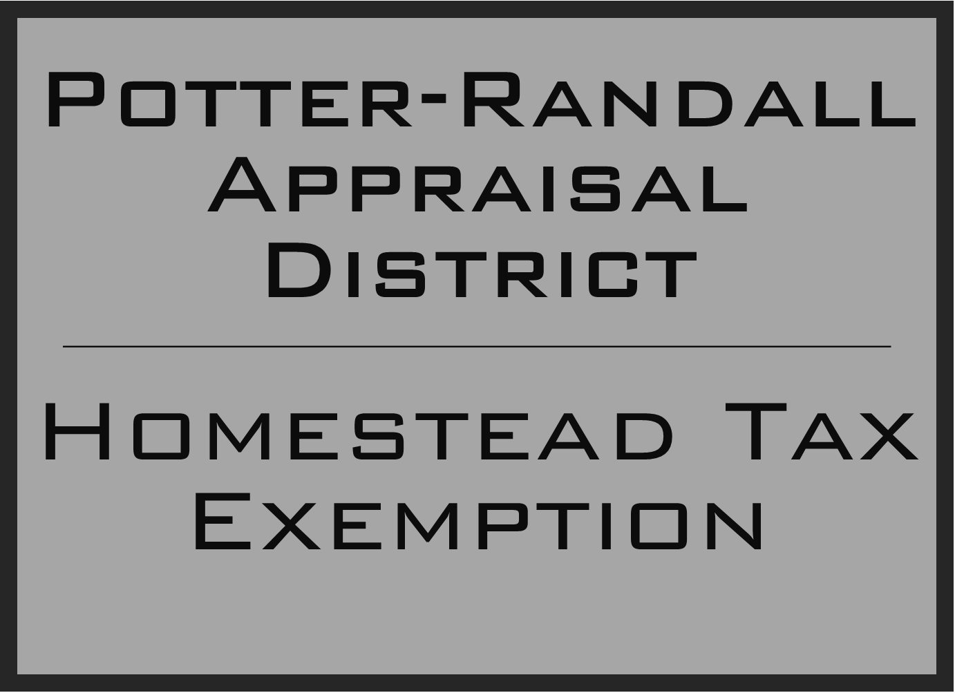 Property Tax Homestead Exemption